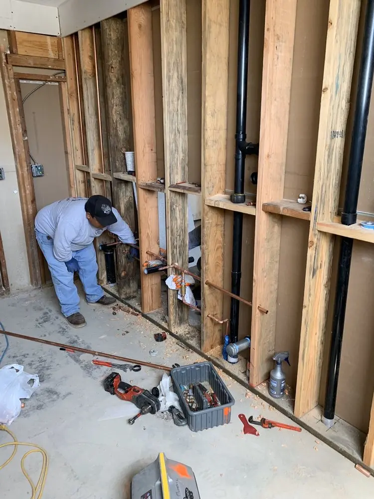 Commercial rough-in plumbing for Gas Line Repair in Buddtown